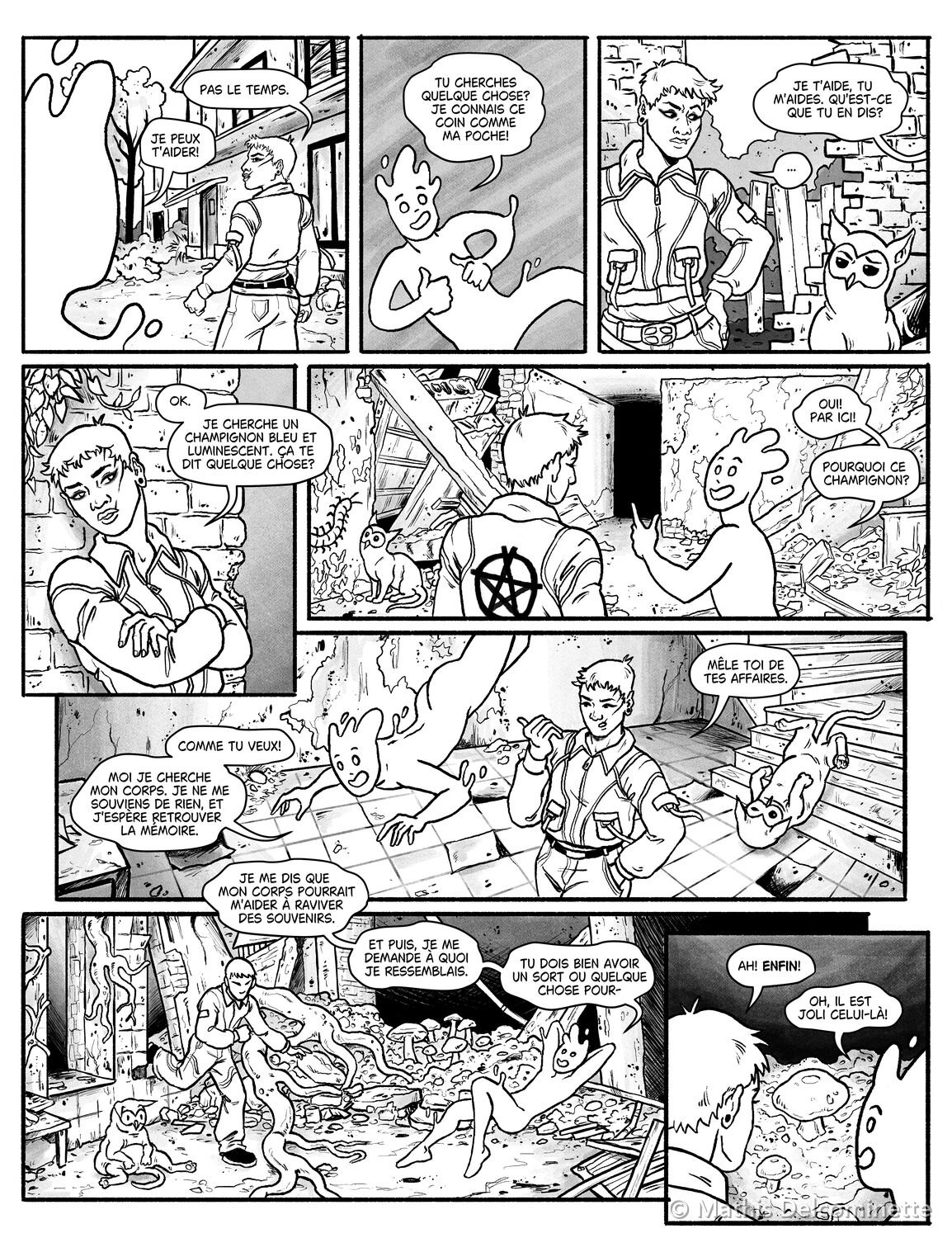 Sorcières — planche de bande dessinée II